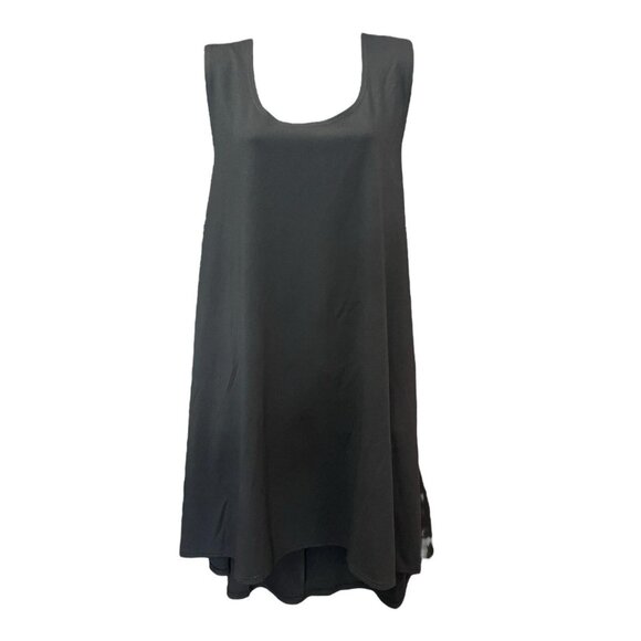 Bryn Walker Womens Tunic Tank/Dress Small Black Sleeveless Minimalist - Picture 1 of 6